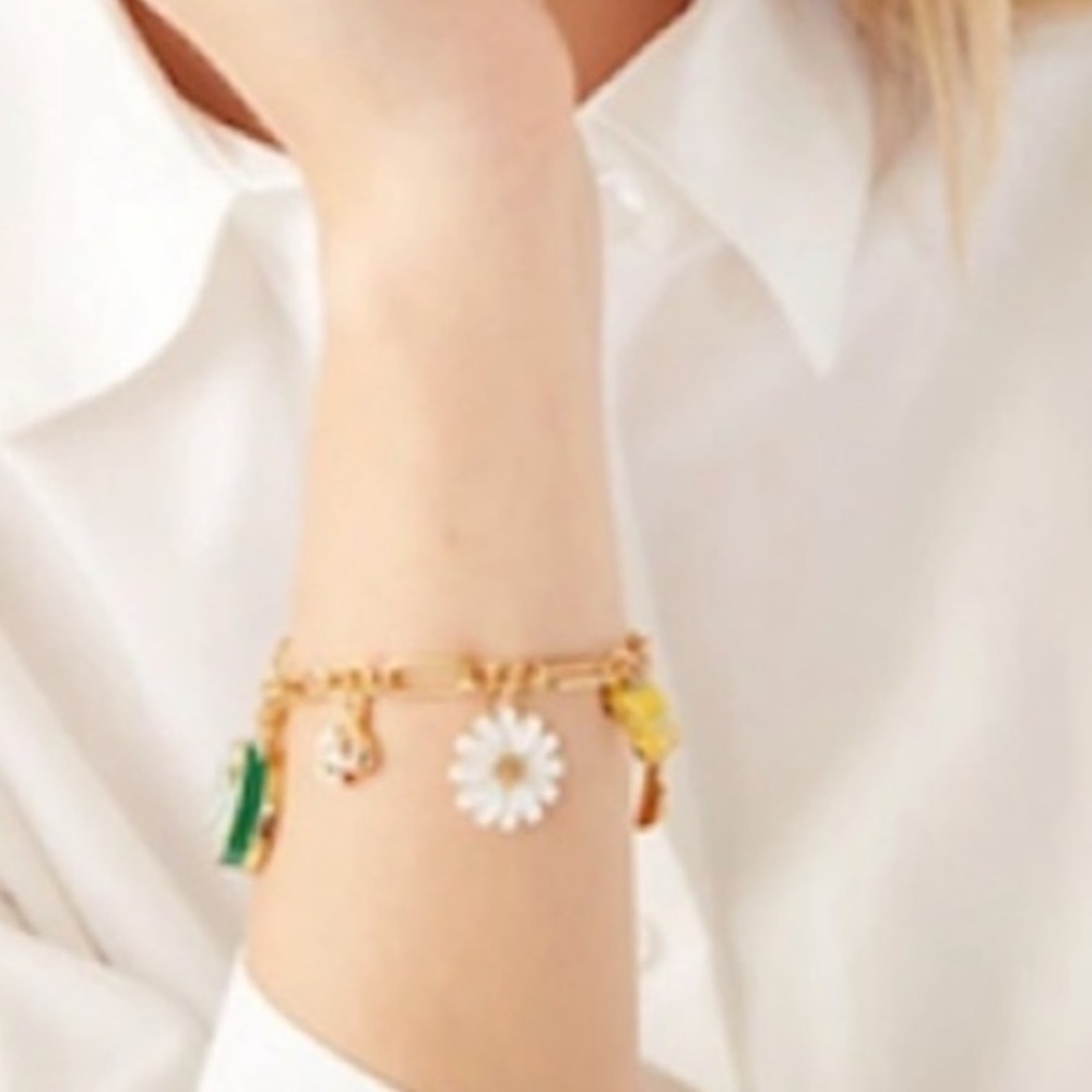 Kate spade ♠️ mix of girls trip charms bracelet - Picture 2 of 11